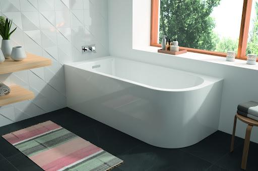 Allibert Serena baignoire autoportante angle gauche  acrylique 170x75 cm 826218 - Allibert